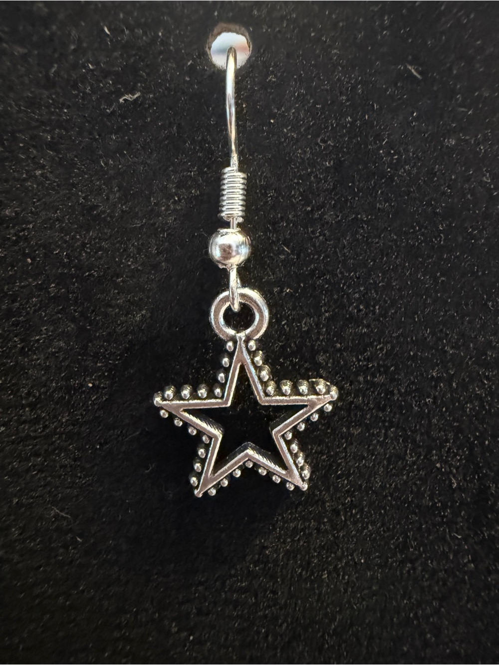 🎇Multi🎇Sterling-Look Silver Star Dangle Earrings (3/$15)